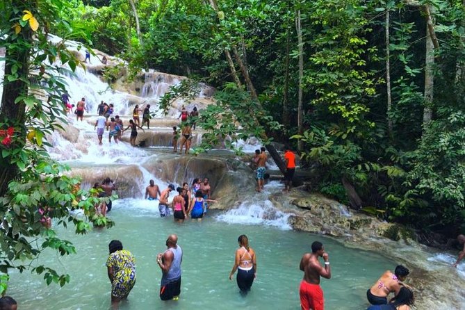 Dunns River Falls Plus River Tubing Adventure On The Rio Bueno Private Tour Tour Overview