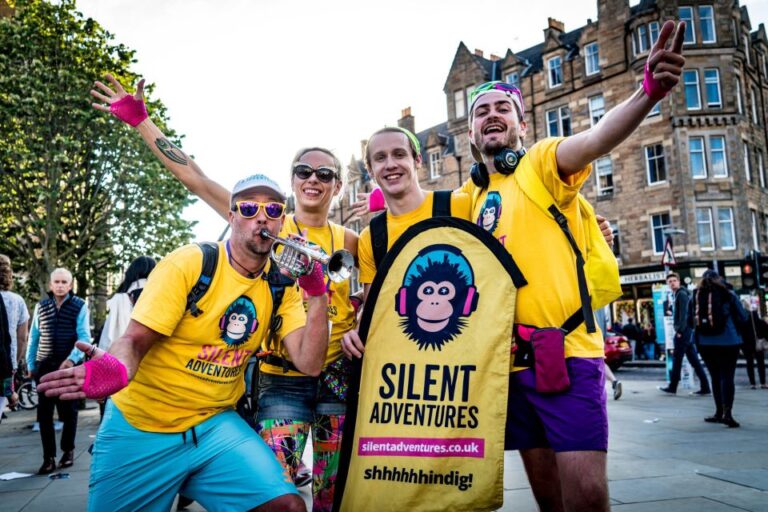 Edinburgh: Silent Disco Adventure Tour Tour Overview