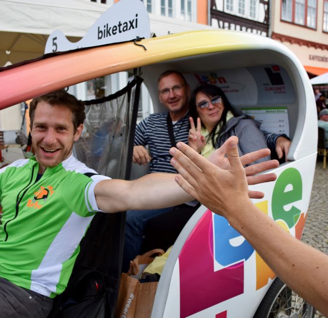 Erfurt: Private Guided Classic Old Town E Rickshaw Tour Overview Of The Tour