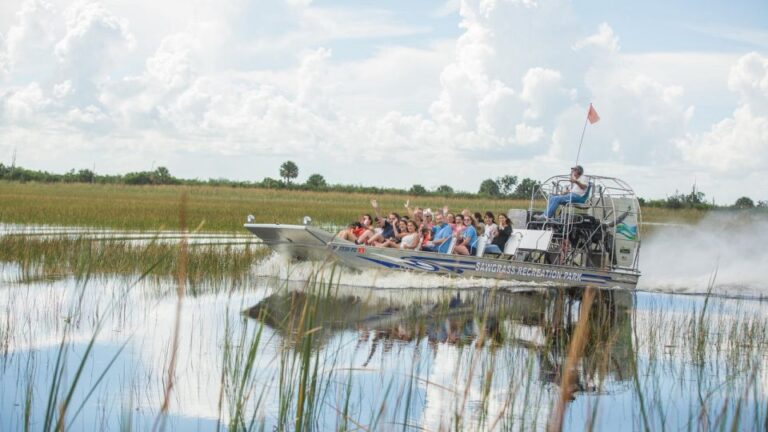 Everglades: Sawgrass Park Airboat Adventure Package Package Overview