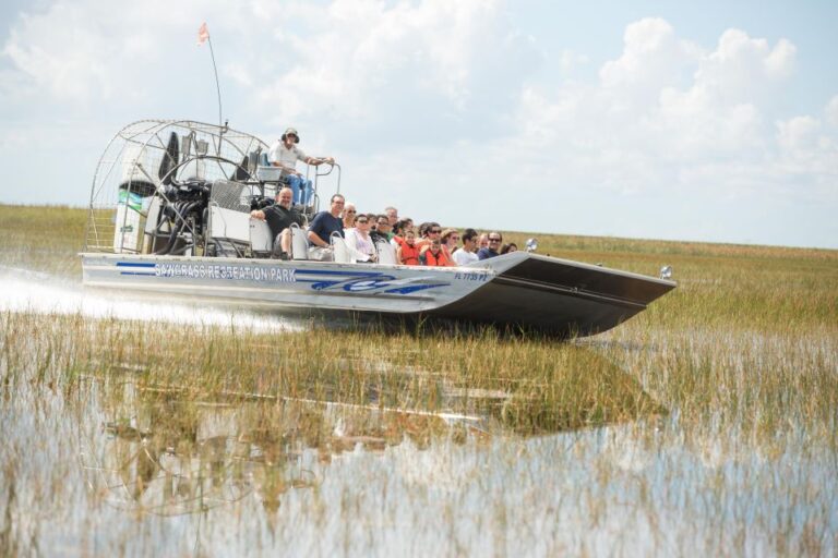 Everglades: Sawgrass Park Day Time Airboat Tour & Exhibits Tour Overview And Details