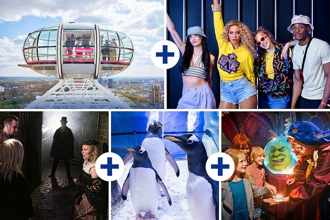 Five Attraction Pass Including Madame Tussauds & The London Eye Attractions Overview