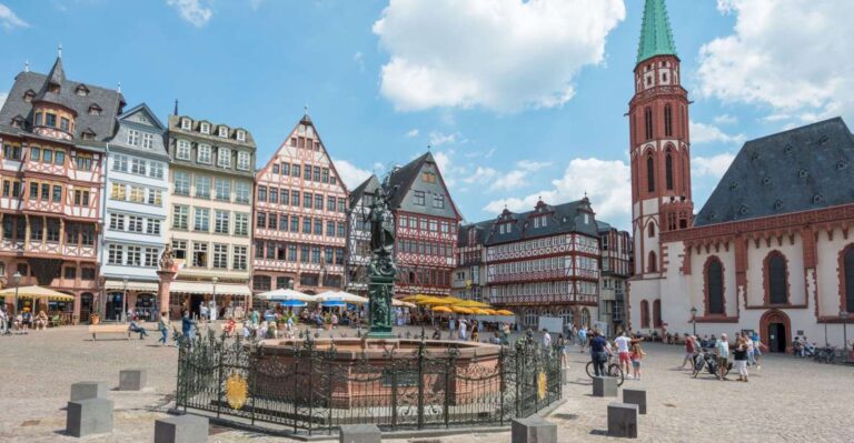 Frankfurt: Highlights And New Old Town English Language Tour Tour Details