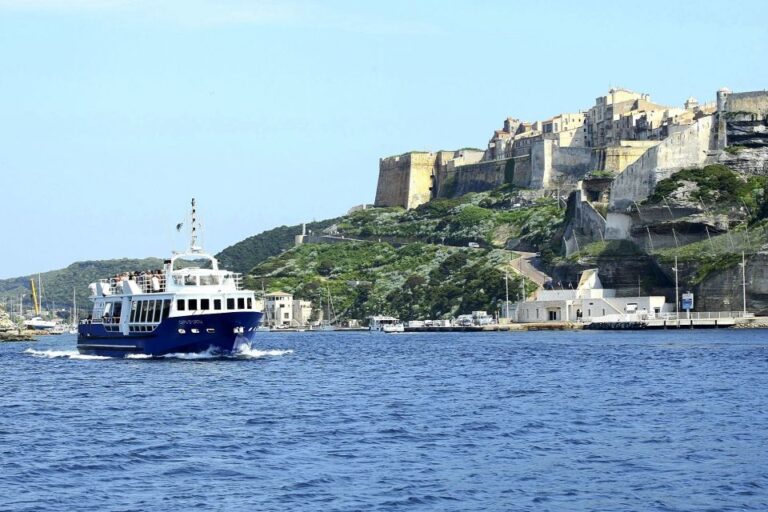 From Ajaccio Or Porticcio: Day Trip To Bonifacio By Boat Discover Dramatic Coastal Landscapes