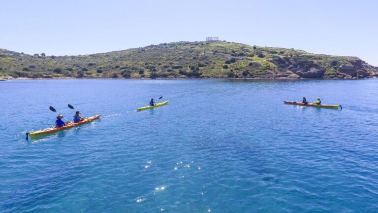 From Athens: Cape Sounion Guided Kayaking Tour With Lunch Tour Overview