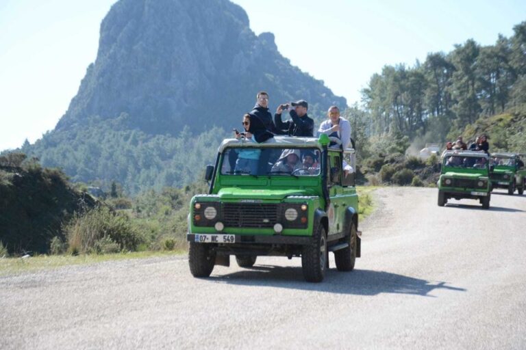 From City Of Side Area: Green Lake Jeep And Boat Tour Tour Details