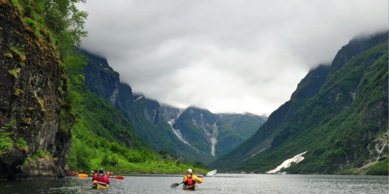 From Flåm: Nærøyfjord 3 Day Kayaking And Camping Tour Tour Overview