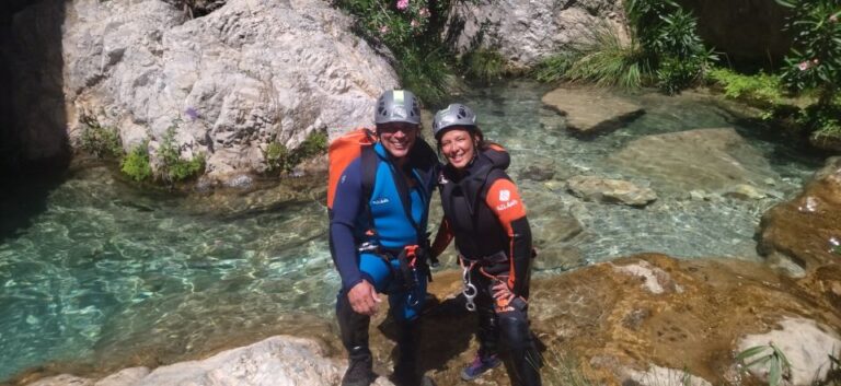 From Granada: Rio Verde Canyoning Tour With Lunch Tour Overview