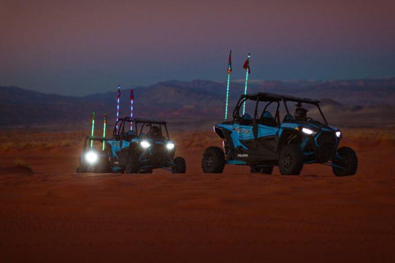 From Hurricane: Self Drive Nighttime Utv Tour Terrain Exploration Under The Stars