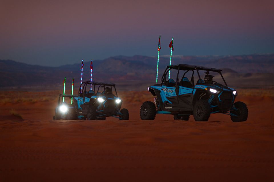 From Hurricane: Self-Drive Nighttime UTV Tour - Terrain Exploration Under the Stars