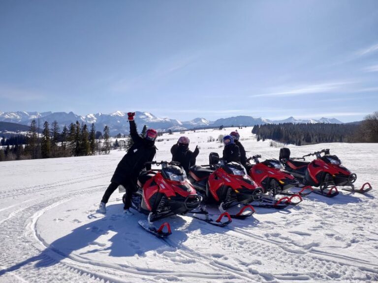 From Krakow: Snowmobile Adventure With Thermal Pools Visit Overview And Pricing