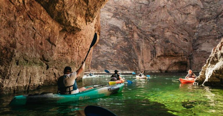 From Las Vegas: Emerald Cave Guided Kayaking Tour Tour Overview