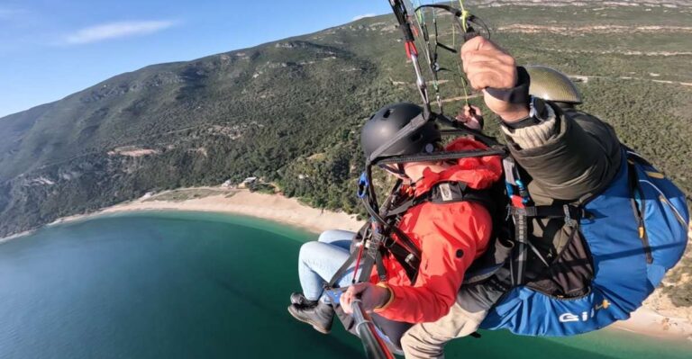 From Lisbon: Paragliding Adventure Tour Experience Breathtaking Aerial Views