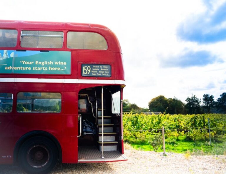 From London: Vintage Bus Wine Tour With Return Train Tickets Overview Of The Tour