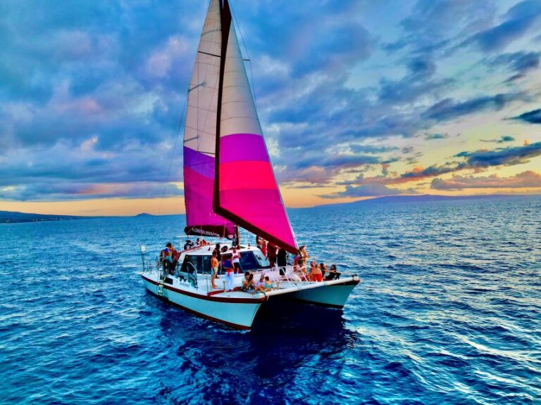 From Maalaea: Sunset Snorkeling Live Dj Maui Boat Party Activity Details