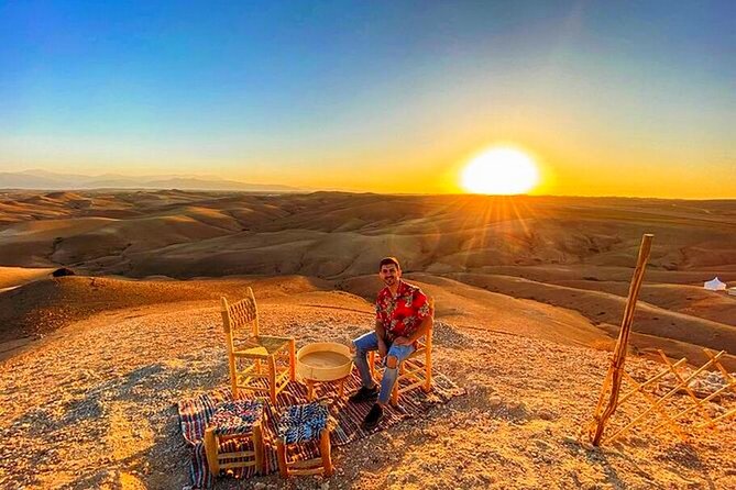 From Marrakech: Magical Dinner With Camel Ride In The Desert! Camel Ride In Traditional Attire