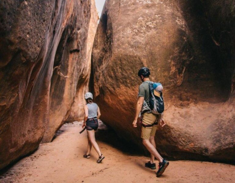 From Moab: Half Day Canyoneering Adventure In Entrajo Canyon Overview Of The Canyoneering Adventure