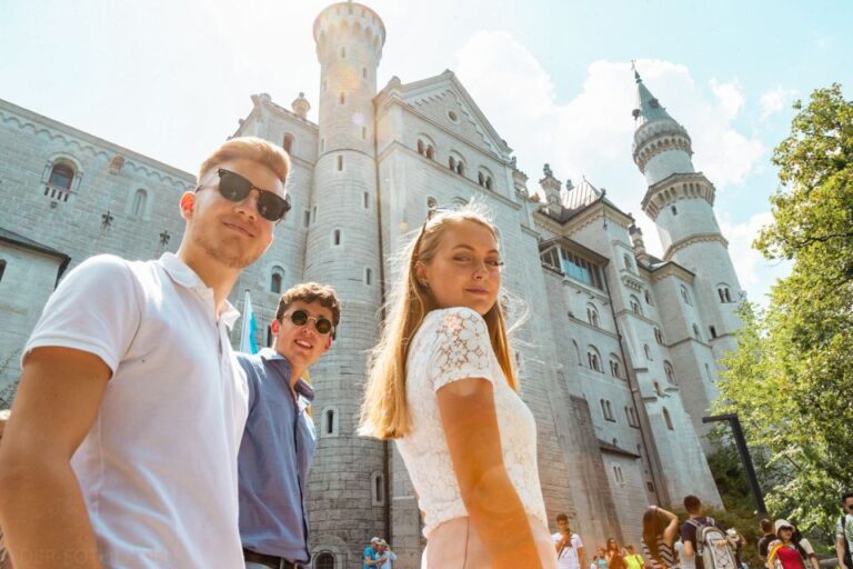 From Munich: Neuschwanstein Castle & Linderhof Premium Tour Scenic Ride To Enchanting Castles