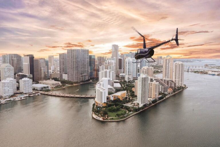 From Pembroke Pines: Helicopter Tour Over Miami Overview Of The Helicopter Tour