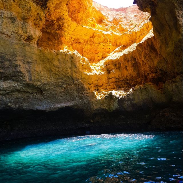 From Portimão: Benagil Sea Caves Boat Tour At Sunrise Tour Overview