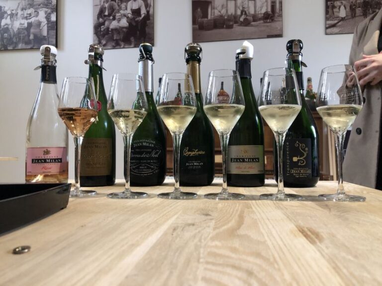 From Reims/epernay: The Connoisseurs Private Tour 9 Tastings Tour Details