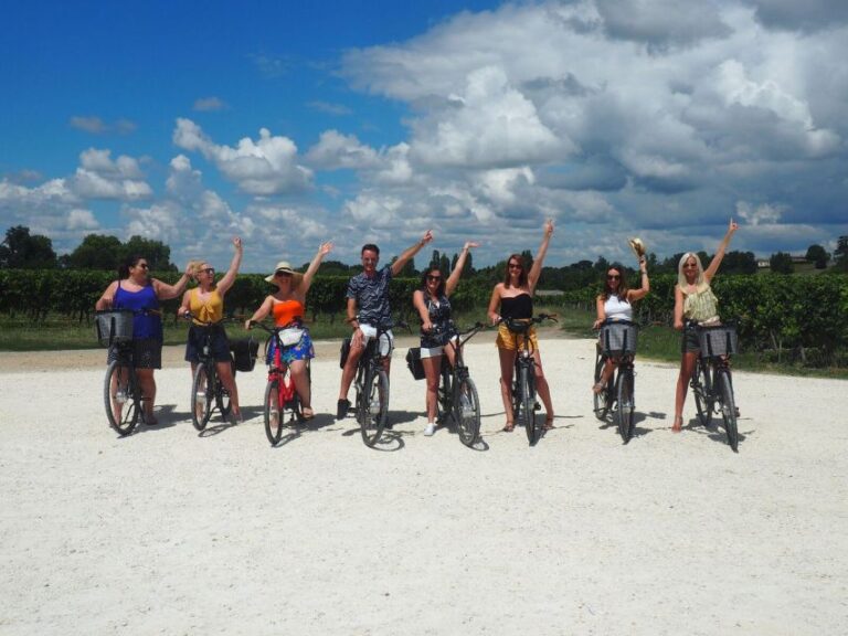 From Saint Emilion : Half Day Electric Bike Tour Tour Details