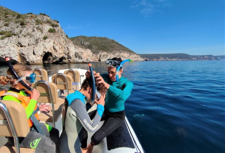 From Sesimbra: Exclusive!!! Sea Scooter Snorkeling Boat Tour Tour Details