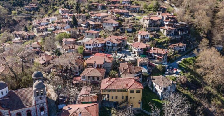 From Thessaloniki: Platamonas Beach Panteleimonas Village Tour Overview