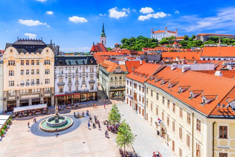 From Vienna: Roundtrip Bus To Bratislava With Walking Tour Explore Bratislavas Tranquil Charm