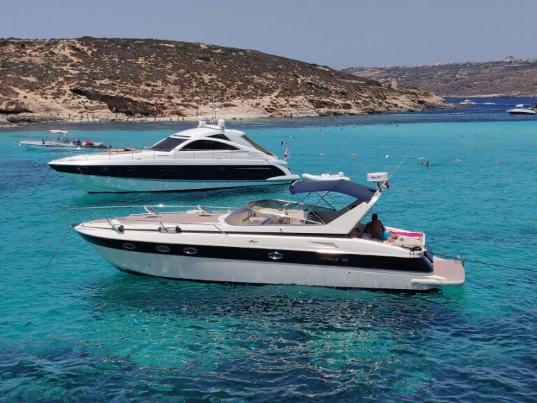 Full Day Private Boat Charter In Malta & Comino Boat Specifications