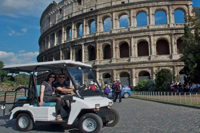 Full Day Private Guided Tour Of Rome By Golf Cart & Colosseum And Roman Forum Tour Highlights