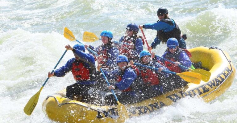 Gardiner: Half Day Whitewater Raft Trip On The Yellowstone Trip Duration And Distance