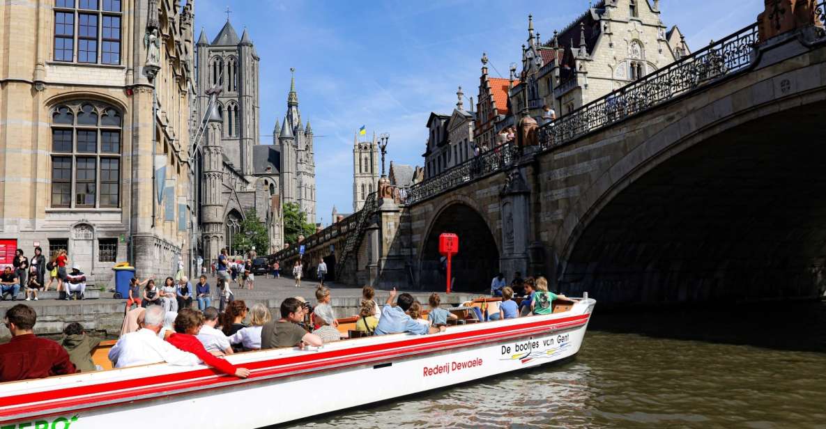 Ghent: Medieval Center Guided Boat Tour - Tour Overview