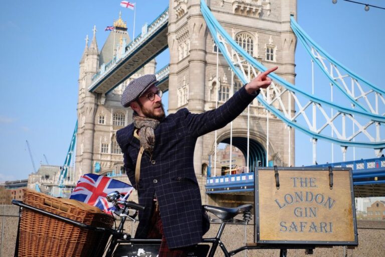 Gin Safari: Boosy London History On Two Wheels Tour Overview