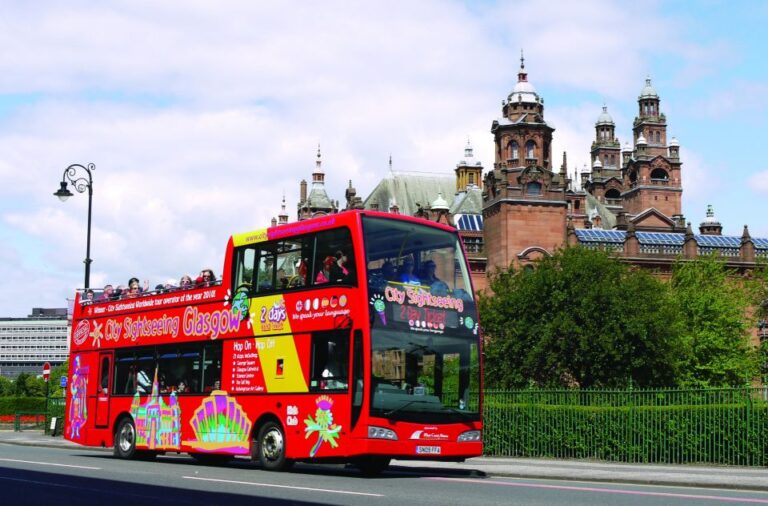 Glasgow: City Sightseeing Hop On Hop Off Bus Tour Tour Overview