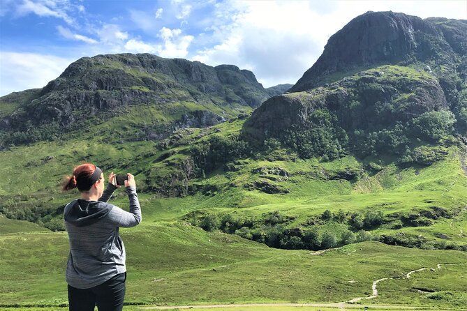 Glencoe & Scottish Highlands Guided Tour With Waterfalls Walk Starting Glasgow Stroll Loch Lomonds Tranquil Shores