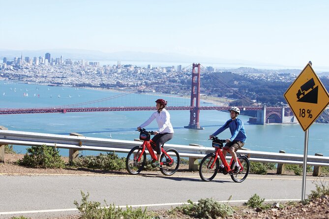 Golden Gate Bridge Guided Bicycle Or E Bike Tour From San Francisco To Sausalito Tour Overview