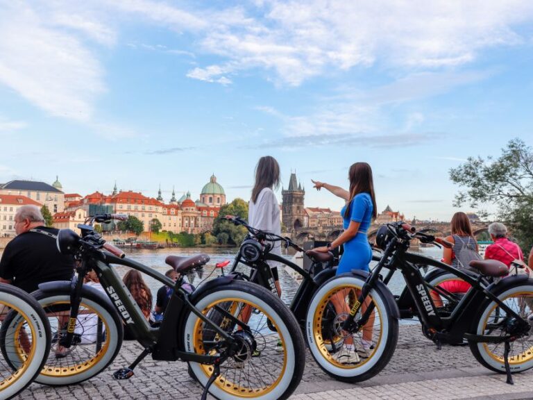 Gorgeous Prague Night Retro E Bike Tour ( Live Guided ) Tour Overview And Pricing