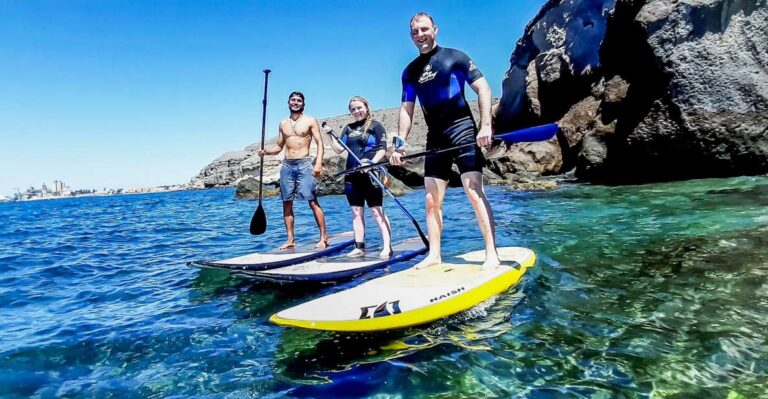 Gran Canaria: Stand Up Paddle Lesson & Snorkeling Tour Activity Overview