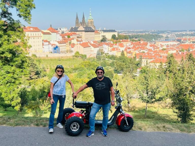 Grand City Tour On Electric Trike In Prague Live Guided Tour Overview