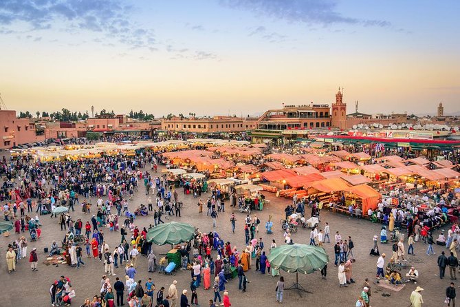 Guided Shared Day Trip Agadir To Marrakech Medina & Souks Tour Overview