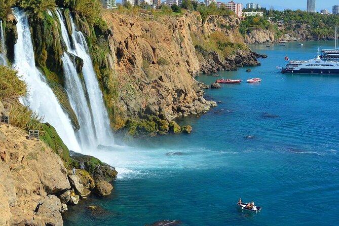 Half Day Boat Tour To Antalya Waterfalls From Belek Tour Highlights