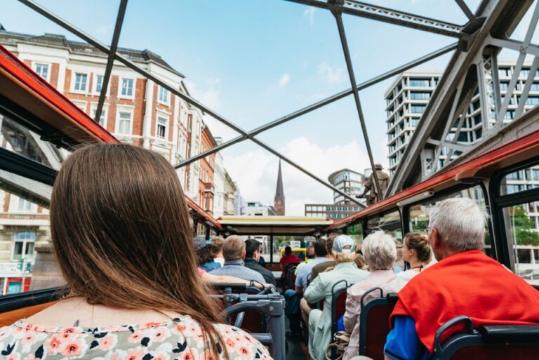 Hamburg: Line A Hop On Hop Off Sightseeing Tour Tour Overview