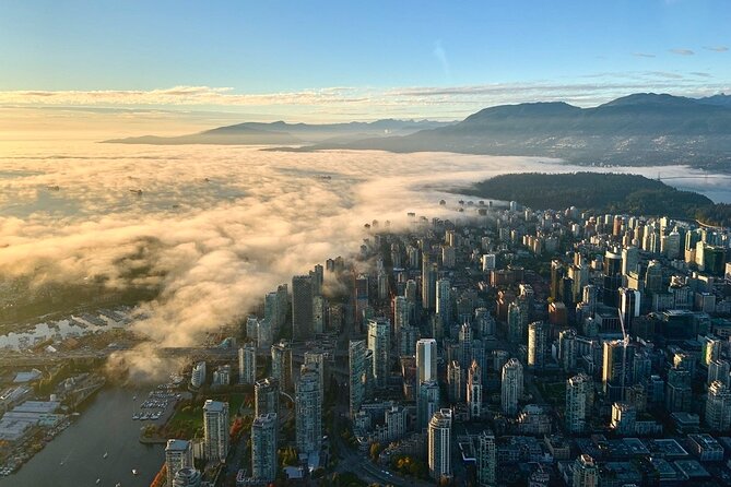 Helicopter Tour Of Vancouver City (depart Ypk) Helicopter Tour Details