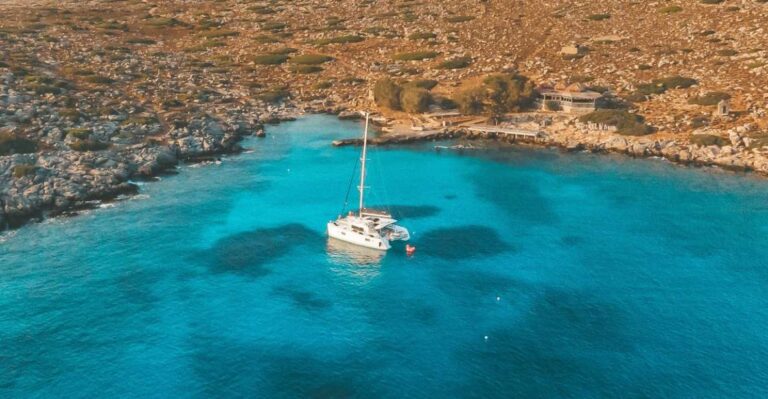 Hersonissos: Catamaran Sailing Trip To Dia Island W/lunch Activity Overview