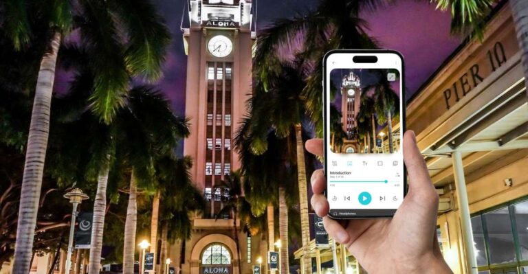 Honolulu In App Audio Tour: Historical & Cultural Treasures Architectural Wonders Of Honolulu