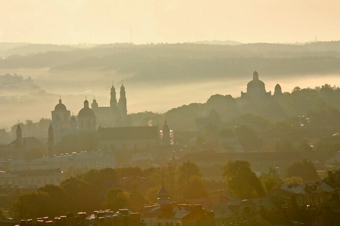 Hot Air Balloon Flight Over Vilnius Old Town Peaceful Floating Experience