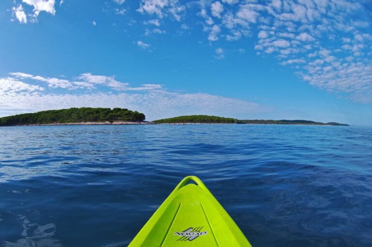 Hvar: Pakleni Islands Self Guided Kayaking Tour Tour Overview