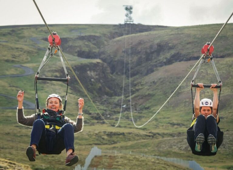 Hveragerdi: Mega Zipline Experience Overview Of The Zipline Experience