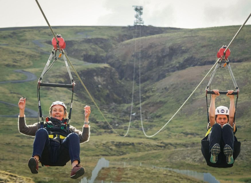 Hveragerdi: Mega Zipline Experience - Overview of the Zipline Experience